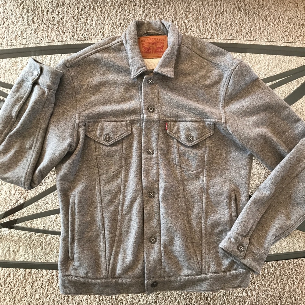 Levi Strauss & Co Gray Cotton Jacket Medium